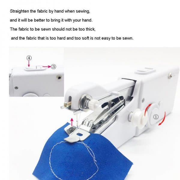 Mini Handheld Manual Sewing Machine Quick Stitch DIY Tool