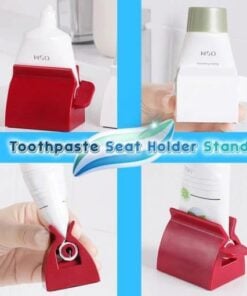 Rolling Tube Toothpaste Squeezer Dispenser Toothpaste Seat Holder Stand