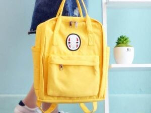 kawaii face pastel backpack