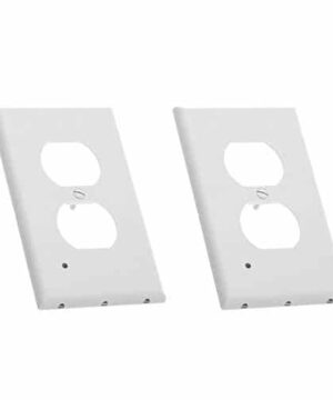 Outlet Wall Plate With LED Night Lights-No Batteries Or Wires