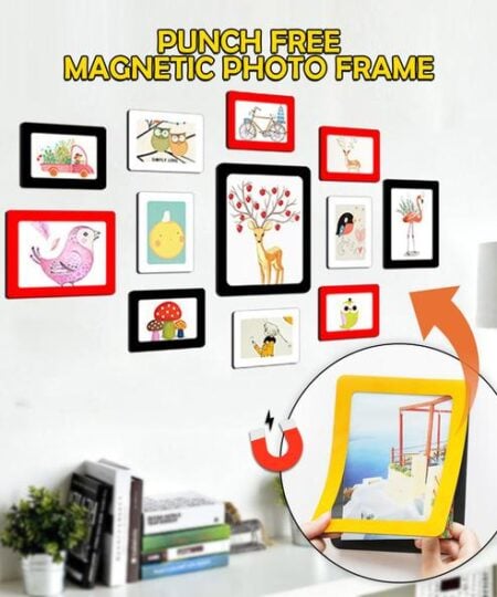 Punch Free Magnetic Photo Frame