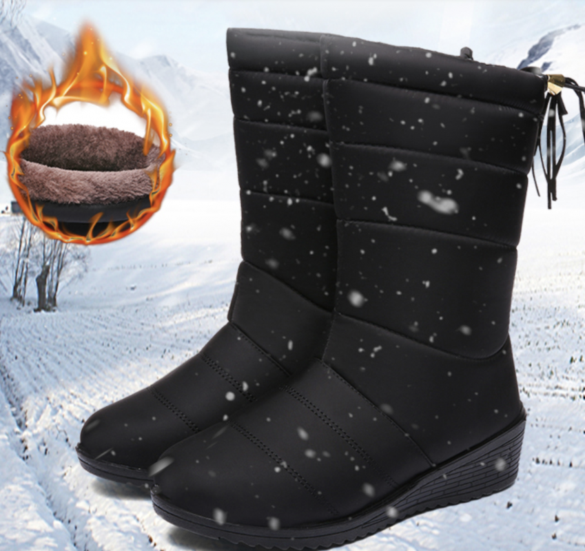 Waterproof Faux Fur Snow Boots - Buy Today Get 75% Discount – Wowelo