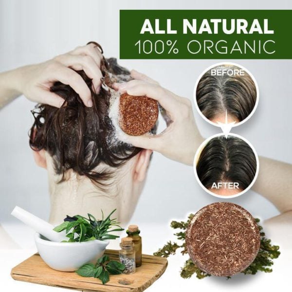 Organic Darkening Shampoo Bar - Image 2