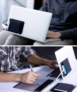 Adhesive Laptop Back Storage Bag