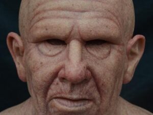 old man skin mask