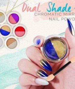 Dual-Color Chromatic Mirror Nail Powder