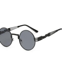 2 Chainz Vintage Sunglasses - Steampunk Round Shades