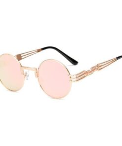 2 Chainz Vintage Sunglasses - Steampunk Round Shades