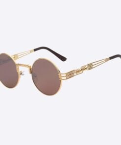 2 Chainz Vintage Sunglasses - Steampunk Round Shades