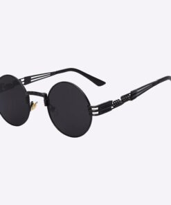 2 Chainz Vintage Sunglasses - Steampunk Round Shades