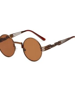 2 Chainz Vintage Sunglasses - Steampunk Round Shades