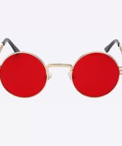 2 Chainz Vintage Sunglasses - Steampunk Round Shades