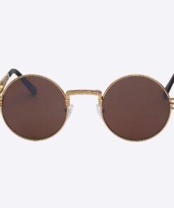 2 Chainz Vintage Sunglasses - Steampunk Round Shades