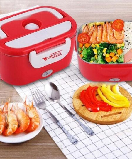 Portable Heated Electric Lunch Box 2 IN 1 - For Car,Truck,School and Work📢 50% OFF