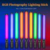 RGB Colorful LED Stick Fill Light Handheld 20W 3000K LED Flash Light