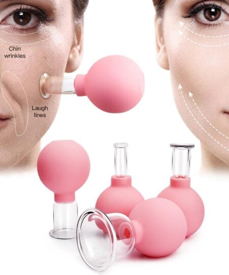 Rubber Massage Body Cups Vacuum Cupping Glasses Face Skin Lifting Body Facial Cups Anti Cellulite Chineses Cupping Therapy Tool