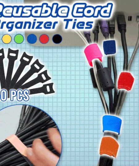 Reusable Cord Organizer Ties (50pcs)