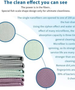 Summer Hot Sale 50% OFF - Fish scale microfiber polishing cleaning cloth