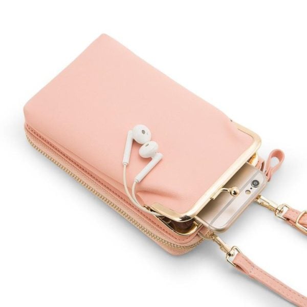 (🔥Hot Summer Sale - 50% OFF) Women Phone Bag Solid Crossbody Bag - Buy 2 Free Shipping