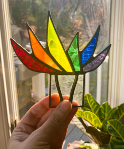 Suncatcher Stained Agave Plante-Buy More Save More