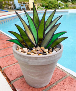 Suncatcher Stained Agave Plante-Buy More Save More