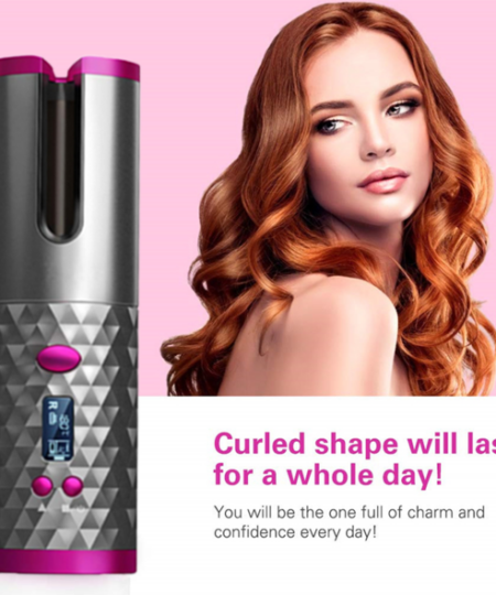 45% Off Last Day Promotion-- Auto Rotating Ceramic Hair Curler