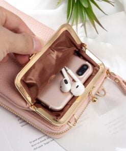 (🔥Hot Summer Sale - 50% OFF) Women Phone Bag Solid Crossbody Bag - Buy 2 Free Shipping