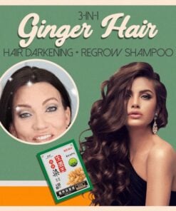 3-in-1 Ginger Hair Darken+Regrow Shampoo (4pcs)