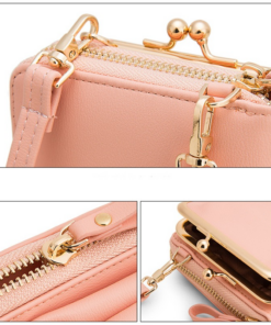 (🔥Hot Summer Sale - 50% OFF) Women Phone Bag Solid Crossbody Bag - Buy 2 Free Shipping