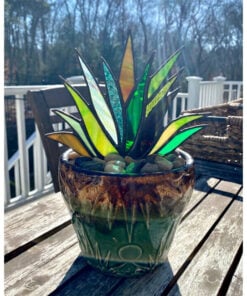 Suncatcher Stained Agave Plante-Buy More Save More