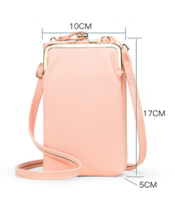 (🔥Hot Summer Sale - 50% OFF) Women Phone Bag Solid Crossbody Bag - Buy 2 Free Shipping