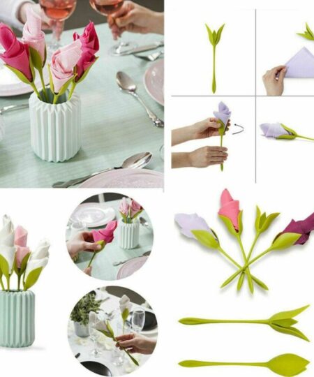 【SUMMER PROMOTION BUY 15 GET 10 FREE】3-Second Bloom Napkin Folder🌷