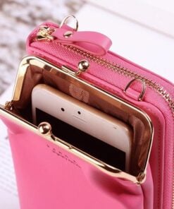 (🔥Hot Summer Sale - 50% OFF) Women Phone Bag Solid Crossbody Bag - Buy 2 Free Shipping