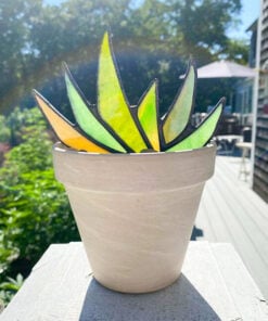 Suncatcher Stained Agave Plante-Buy More Save More