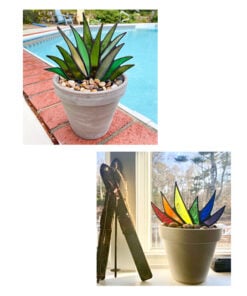 Suncatcher Stained Agave Plante-Buy More Save More