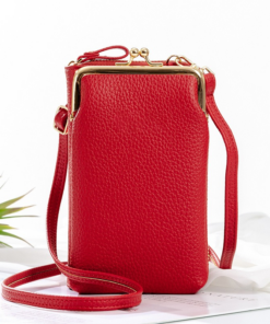 (🔥Hot Summer Sale - 50% OFF) Women Phone Bag Solid Crossbody Bag - Buy 2 Free Shipping