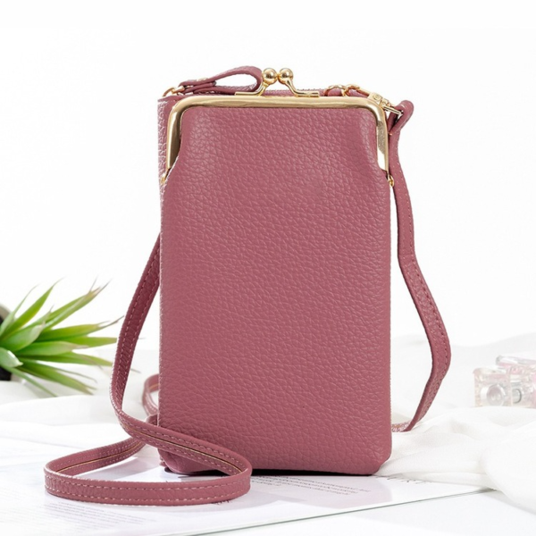 (🔥Hot Summer Sale - 50% OFF) Women Phone Bag Solid Crossbody Bag - Buy 2 Free Shipping