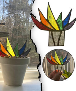 Suncatcher Stained Agave Plante-Buy More Save More