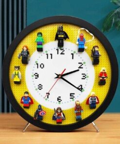 50% OFF TODAY! Wall Clock Including 12 Superheroes