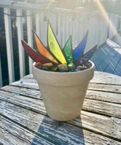 Suncatcher Stained Agave Plante-Buy More Save More