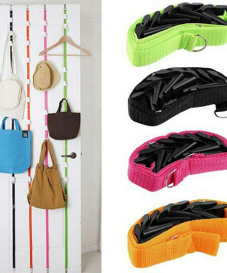 ❤️Father's Day Promotion-50%OFF❤️Adjustable Cap & Bag Storage Belt Door Rack