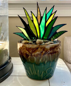 Suncatcher Stained Agave Plante-Buy More Save More