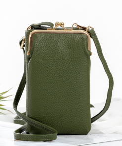 (🔥Hot Summer Sale - 50% OFF) Women Phone Bag Solid Crossbody Bag - Buy 2 Free Shipping