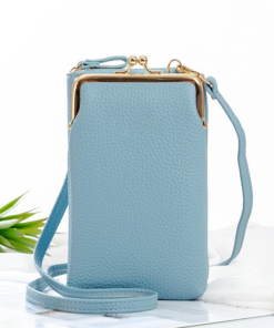 (🔥Hot Summer Sale - 50% OFF) Women Phone Bag Solid Crossbody Bag - Buy 2 Free Shipping