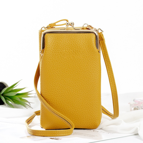 (🔥Hot Summer Sale - 50% OFF) Women Phone Bag Solid Crossbody Bag - Buy 2 Free Shipping