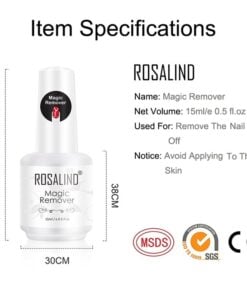 💖Summer Hot Sale 50% Off ⚡ROSALIND Nail Gel Polish Magic Remover