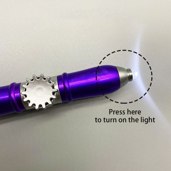 (SUMMER HOT SALE - SAVE 50% OFF) Multifunctional LED Gyro Rotating Pen - BUY 4 GET 2 FREE