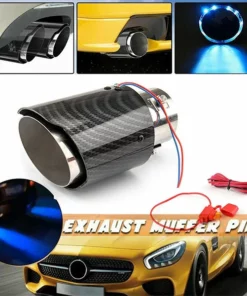 Car Carbon Fiber Fire-Breathing Tail Throat