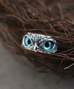 Summer Hot Sale 50% OFF - Demon Eye Owl Ring Adjustable