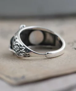 Summer Hot Sale 50% OFF - Demon Eye Owl Ring Adjustable